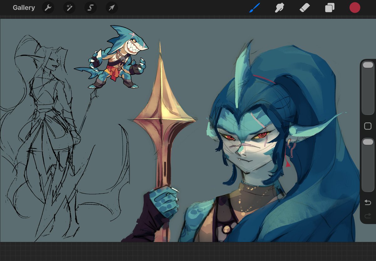sammers123456's tweet photo. revisited a humanoid mako sketch i did a while ago! i really like her i might draw more of her :P

#brawlhalla #brawlhallaart https://t.co/jFD3VB4nU9