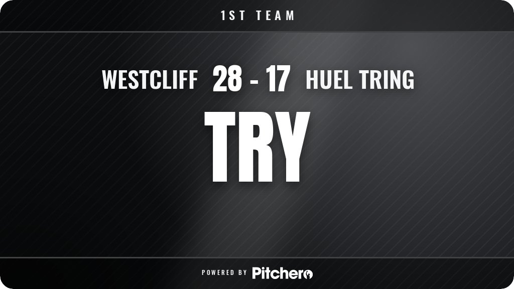 TringRugby's tweet photo. 44': Try for Westcliff
#WESHUE #Pitchero
https://t.co/XG1Vz52i70 https://t.co/wmU3zwfe8z