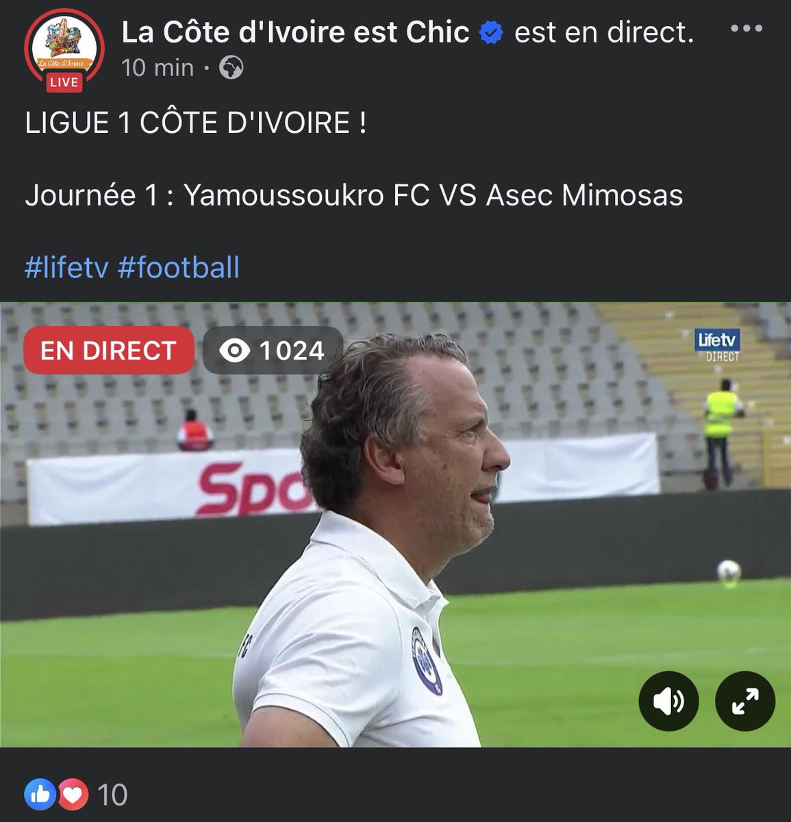 Cotedivoireoff_'s tweet photo. En Collaboration avec Life Tv, vous pouvez suivre le Match d’ouverture de la Ligue 1 ivoirienne sur notre page Facebook / La Côte d’Ivoire est Chic✅ https://t.co/d2NP5wE6CO