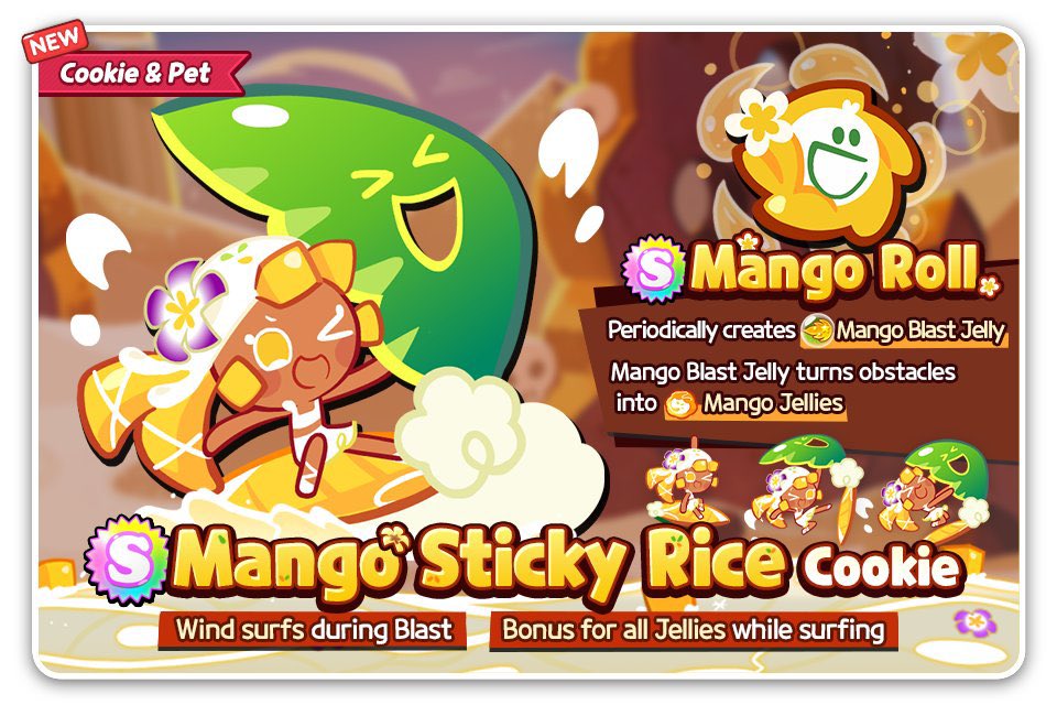 Iusti06's tweet photo. @EUSTACEDNA @Sanity_Ex Cookie Run Classic! That’s Mango Sticky Rice Cookie https://t.co/G3yBiu0P88
