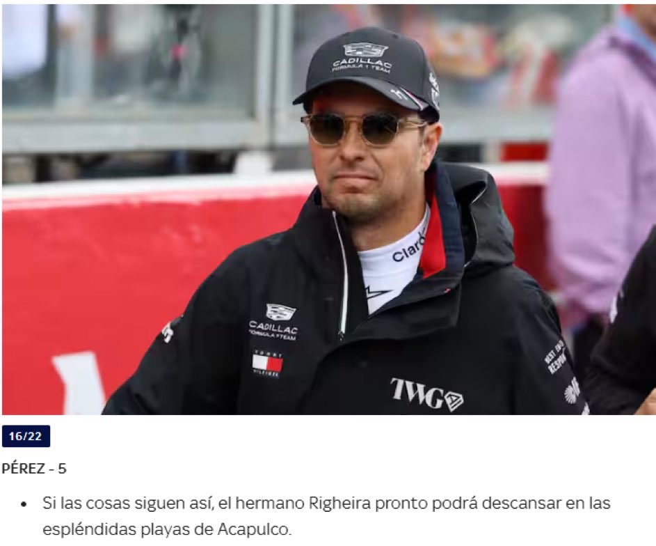 ma_fe79's tweet photo. Qué pinche comentario todo xenofóbico??? Puedes decir todo lo que quieras de su desempeño en pista (que por cierto que opinión tan mierda, qué más puede hacer Checo con ese auto inservible?) pero ponerte a decir que pronto descansará en Acapulco?? Jamás he visto que a otros pilotos los manden a “descansar” o hacer cosas propias de su país como forma de crítica? Esto es otra vez el “porque tomó mucho tequila” en versión pendeja 2.0. 

Leo Turrini pseudo periodista de Sky Sports Italia por cierto. 

#AzerbaijanGP