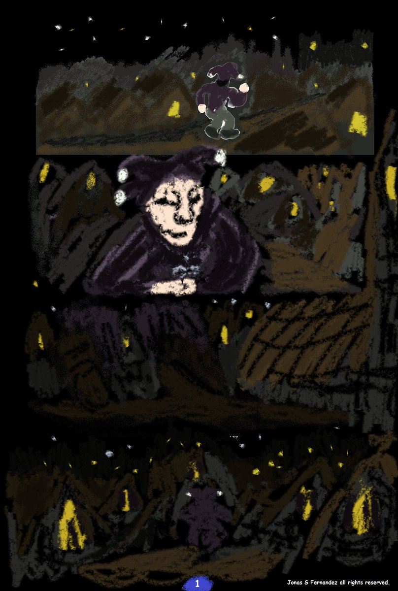 JonasSFernande3's tweet photo. I saw something in the roofs -The Gay Jester
#webcomic #indiecomics #horror https://t.co/N7XZ8pyspB