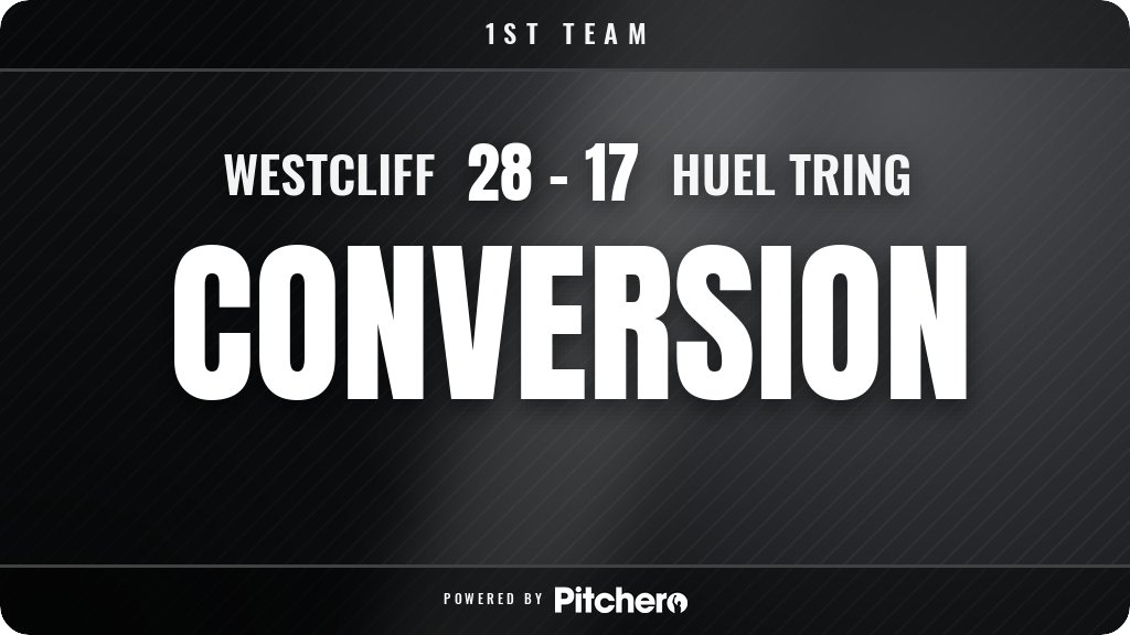 TringRugby's tweet photo. 45': Conversion for Westcliff
#WESHUE #Pitchero
https://t.co/b3myi8dUhE https://t.co/DpZNXkxarR