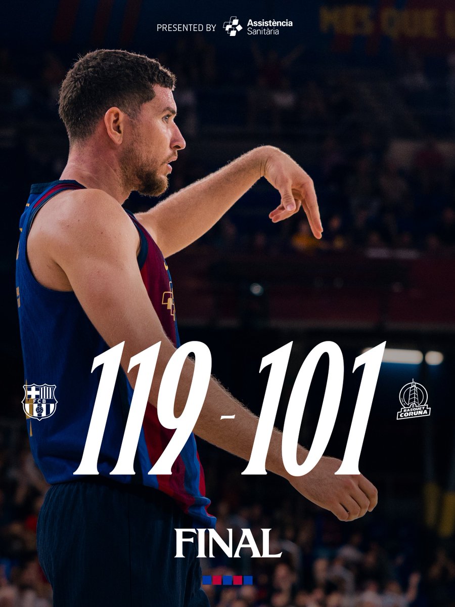 FCBbasket's tweet photo. 𝐒𝐄𝐓𝐌𝐀𝐍𝐀 𝐏𝐄𝐑𝐅𝐄𝐂𝐓𝐀 𝐀𝐋 𝐏𝐀𝐋𝐀𝐔 ✅ https://t.co/AQVk3Fhmys