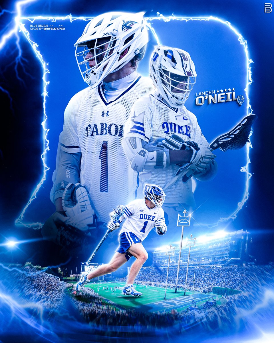 tyxanders's tweet photo. No. 1 junior Landen O'Neil, a 6-foot-3, 215-pound lefty attackman for Tabor Academy (Mass.) and @3dNewEngland, is headed to @DukeMLAX.

A massive get for the Devils, O'Neil posted 62G/57A as a sophomore. The two-sport star is the youngest '28 in the @Prep_Lacrosse Top 100. https://t.co/7SEYbECSY0