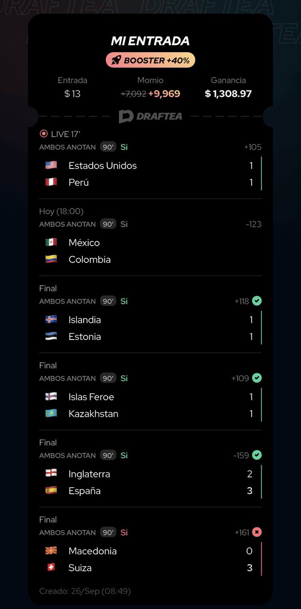ElCazaPicks_'s tweet photo. No entiendo como confié en macedonia, recuerdo todavía haber quitado checa vs Croacia por poner a esos putos troncos, me pasé de pendejo, esto ya era verde 
Chingan a su puta madre @Macedonia_en https://t.co/s9j0c0mo1E