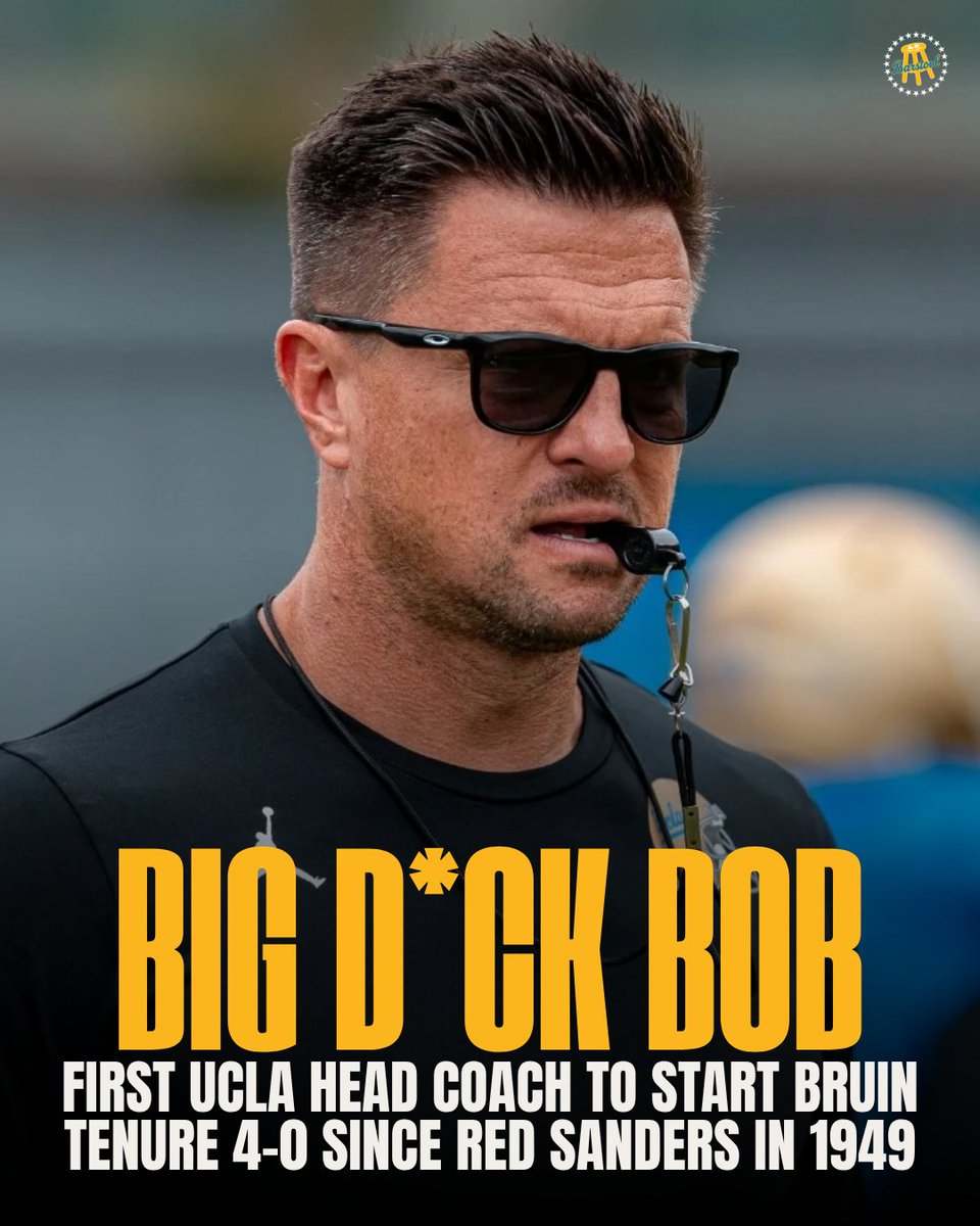 StoolWestwood's tweet photo. Bob Chesney is the first UCLA head coach to start his tenure 4-0 since Red Sanders in 1949 #ChesneyTrain https://t.co/Yn40smvB0K