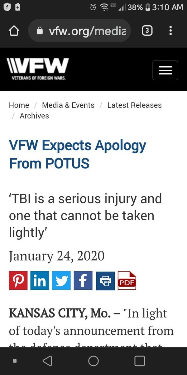 vondiddly's tweet photo. @MagaGrunt1 Trump the only POTUS to ever refuse apology to VFW for disrespecting our injured troops
https://t.co/hIaOQzizwK
2435 Days No Apology
#PsyOpFromGate https://t.co/lKzDbb9Sfj