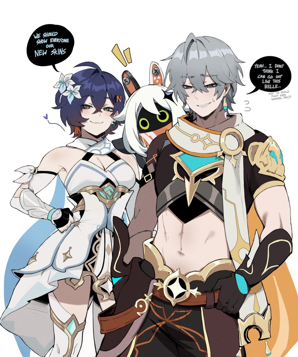 masoq095's tweet photo. zzz x genshin https://t.co/YTTsb7VGSH