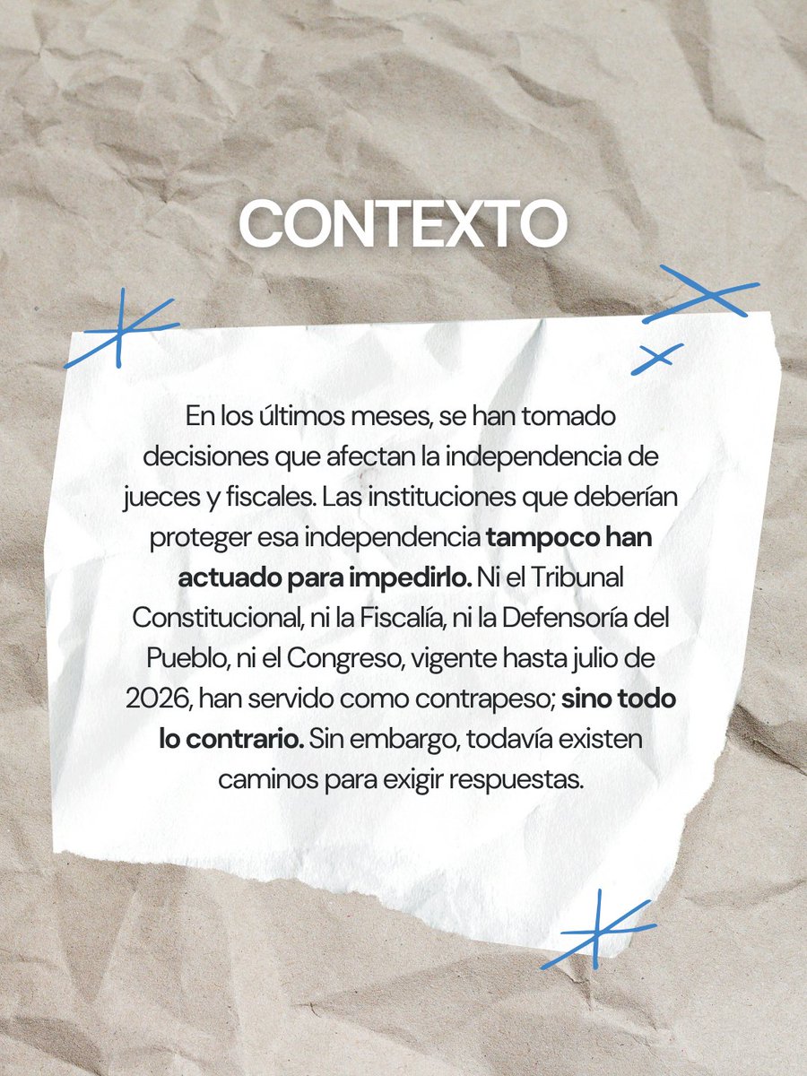 Ideele's tweet photo. ⚖️ Desde el IDL seguimos actuando frente a la crisis de la justicia en el Perú: cuestionamos decisiones, exigimos controles éticos y defendemos la independencia de jueces y fiscales.

📢 Informarnos y exigir respuestas también es defender la justicia.

#DefendamosLaJusticia https://t.co/iwAbewmWaC