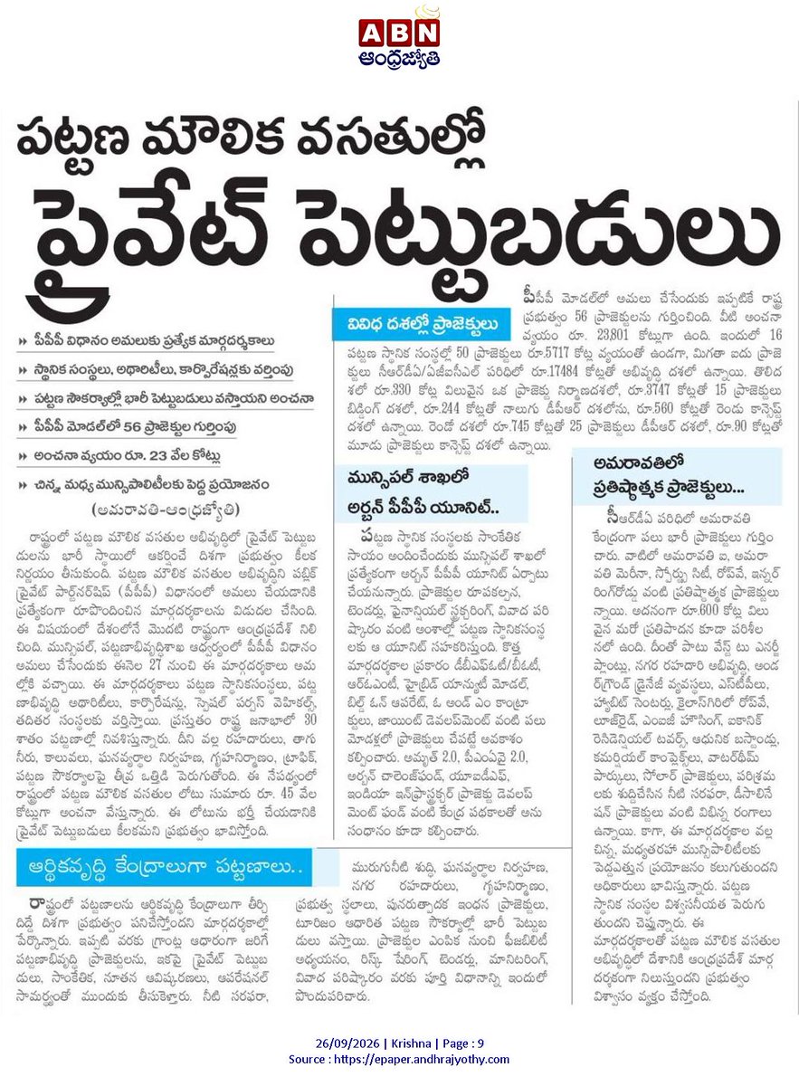 andhrudu12's tweet photo. #Urbaninfrastructure #PPP #HAM model https://t.co/kJmgT3my0M