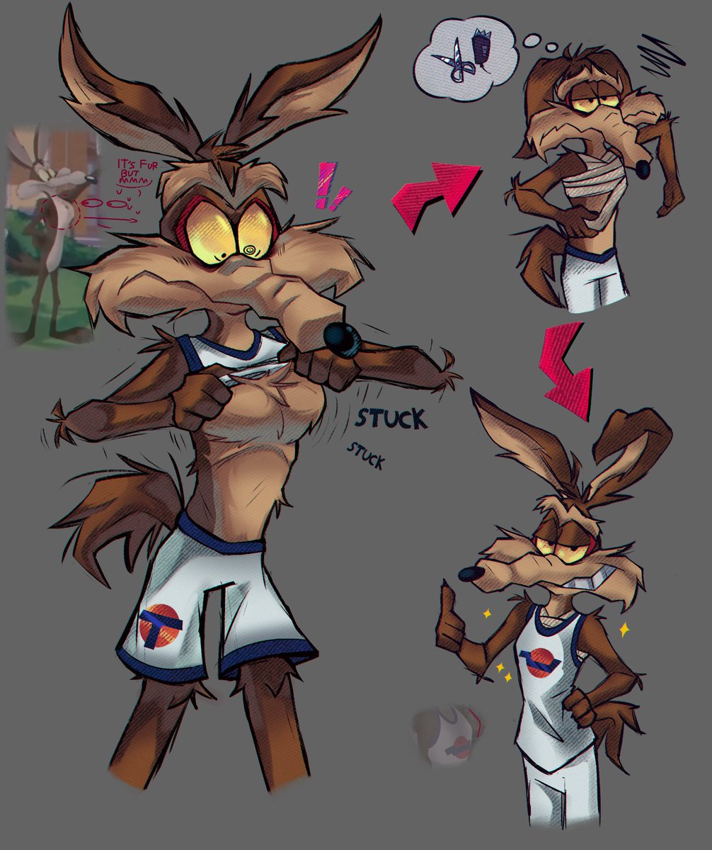 TheCallMePelos's tweet photo. The ribs are covered by fur but DAMN #wileecoyote #looneytunesㅤㅤㅤ https://t.co/JRWtm5FjIY