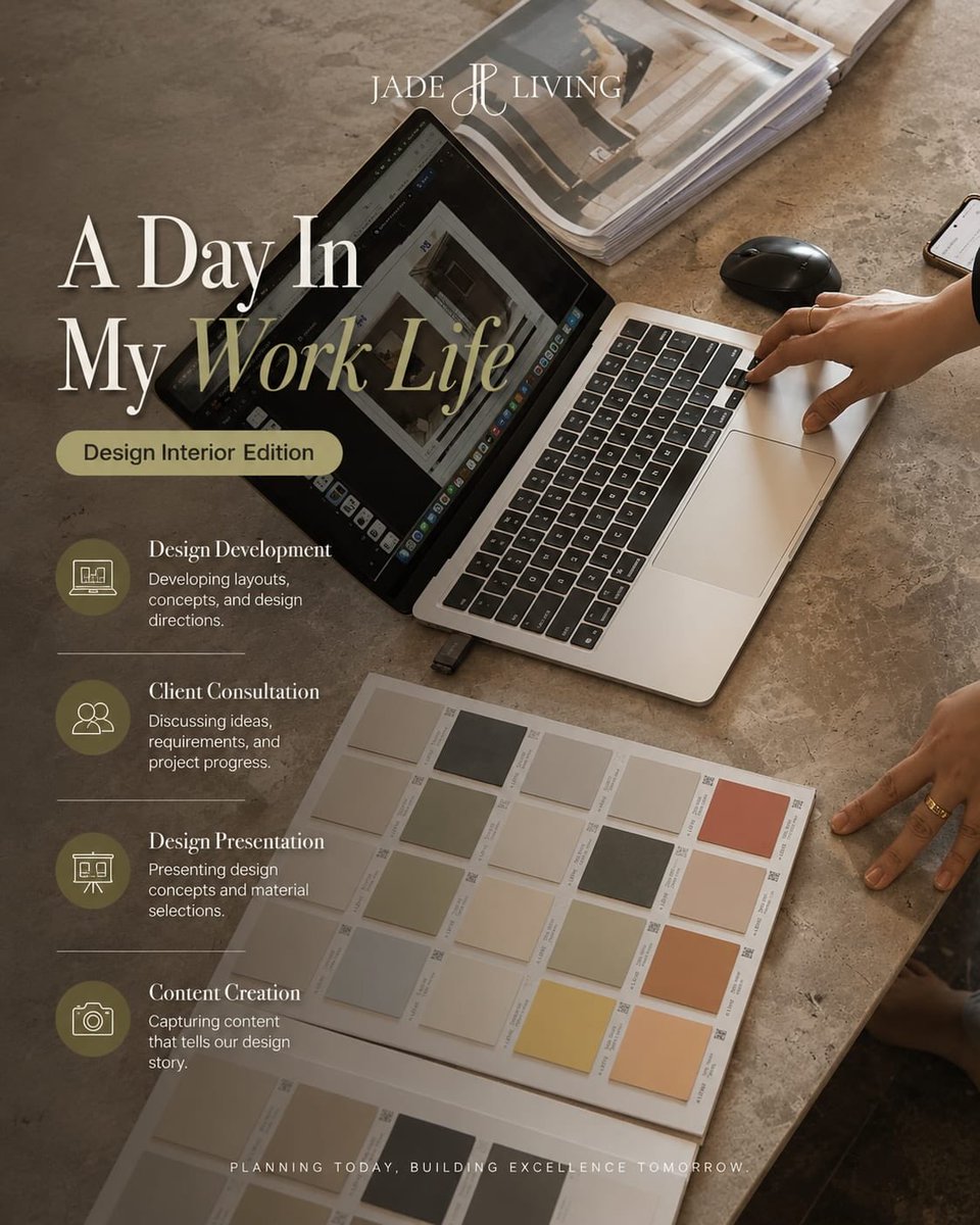 violetandersona's tweet photo. A Day in My Work Life as an Interior Designer

From site visits and design reviews to bringing concepts to life, every day blends creativity with precision. I check progress, refine details, select materials, and ensure each space reflects the https://t.co/omicPGfVgj