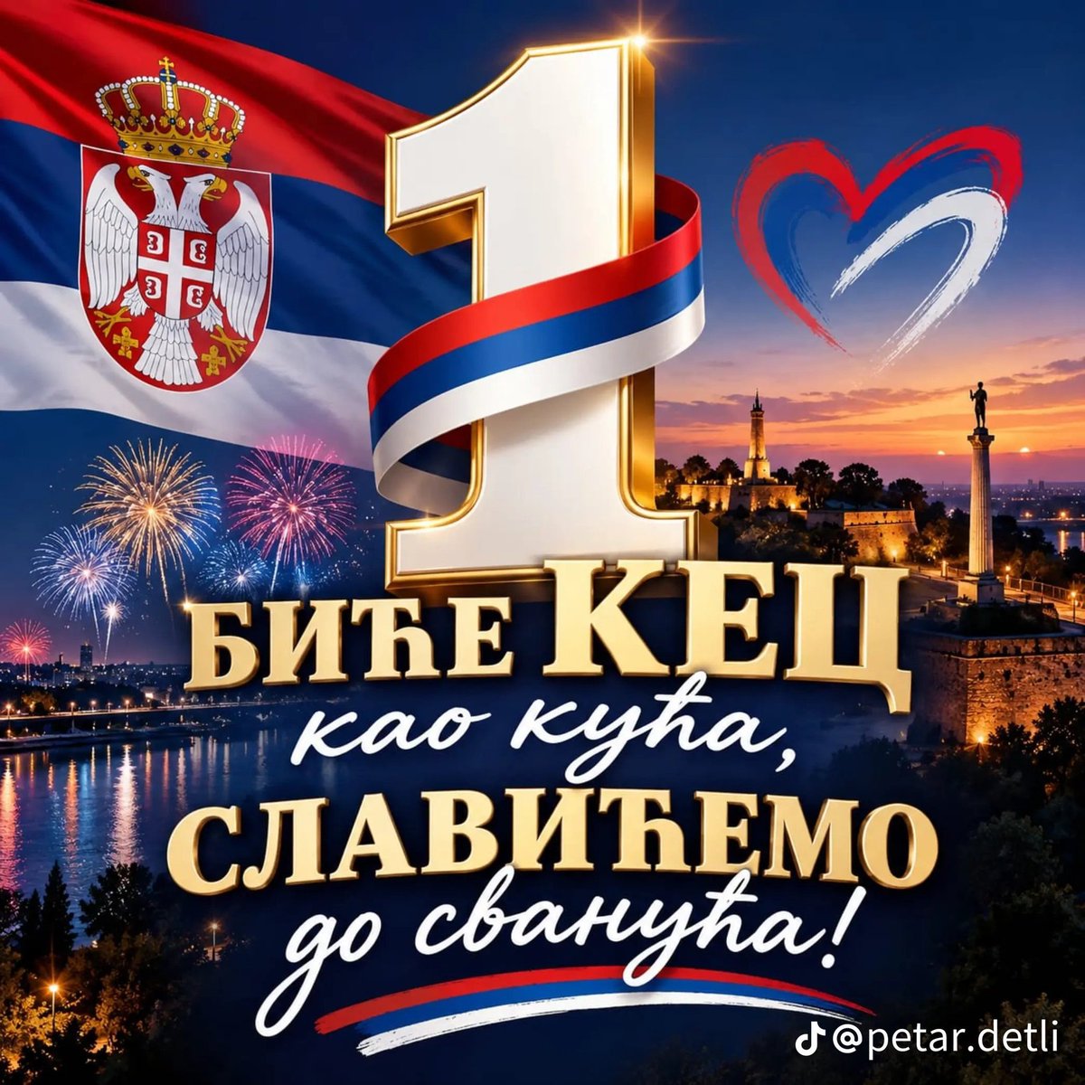 SaraMitrov56's tweet photo. 25.10. Svi broj 1 🇷🇸❤ https://t.co/GnXpIO3OMq