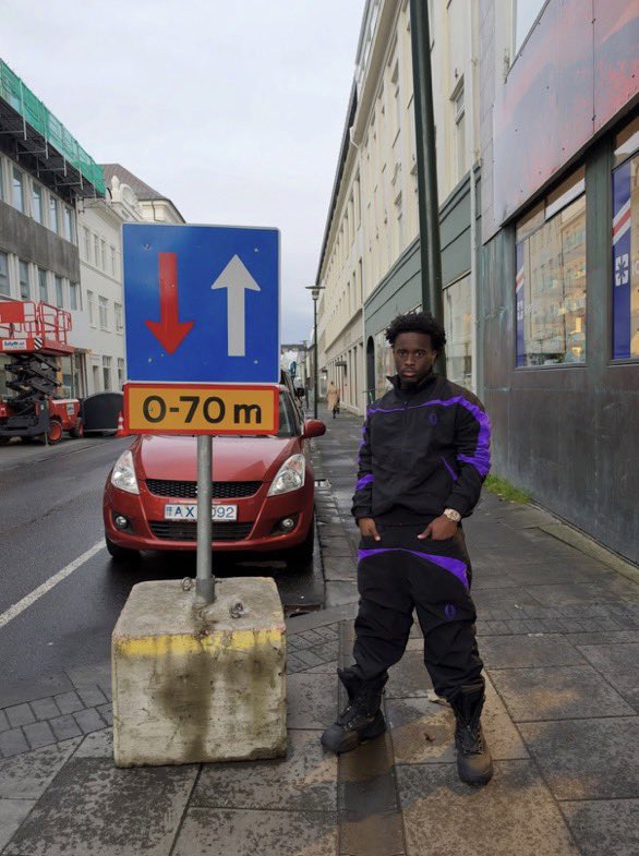 wtfay0's tweet photo. Kai Cenat just dropped some pics of him rocking VIVET while in Iceland and he’s looking fly!🔥 https://t.co/C8Y7XU74YL