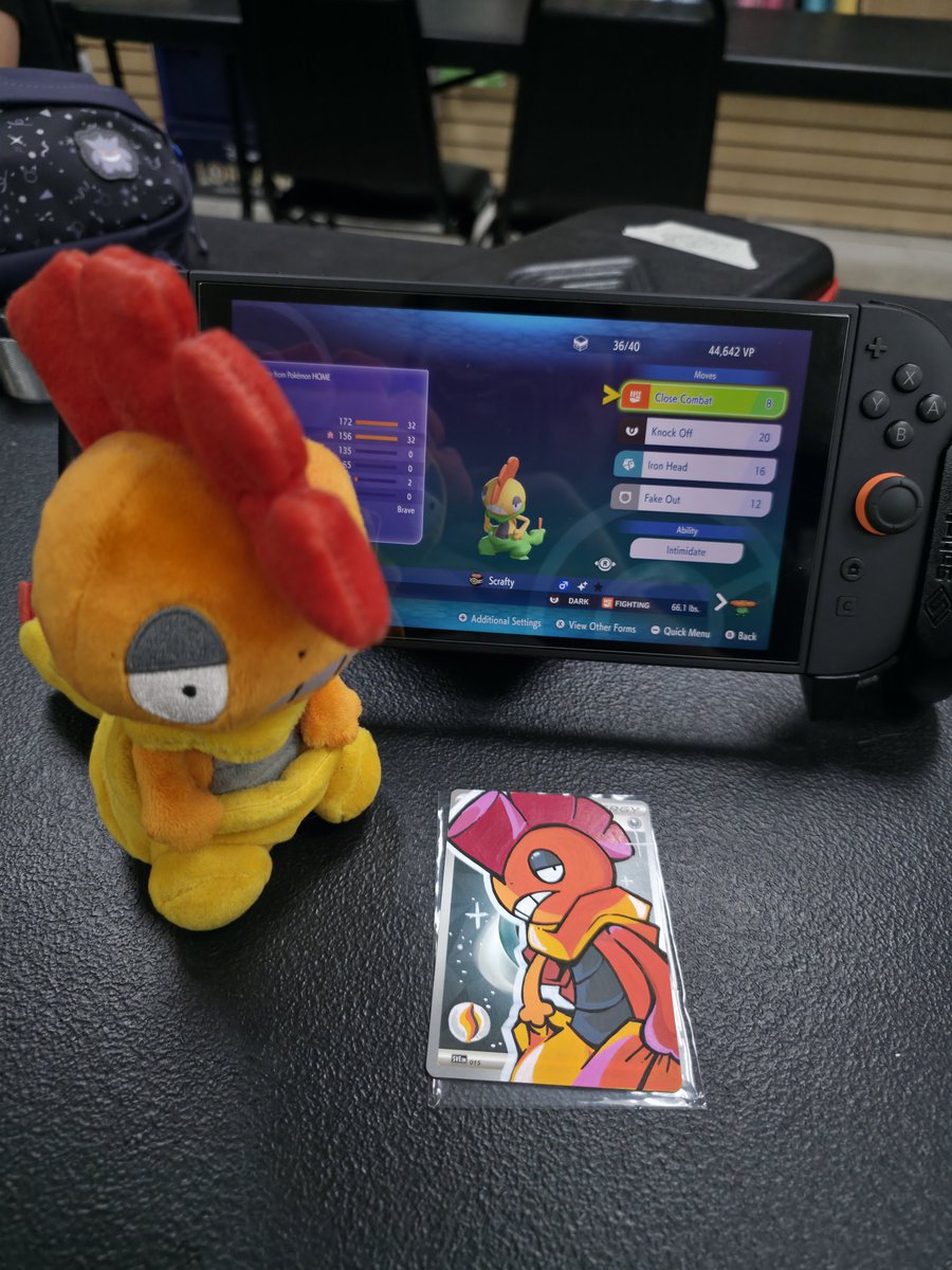Benzamoe's tweet photo. Shoutout to the GOAT @Kajackies for this AMAZING custom scrafty card it's SO GOOD😍 https://t.co/NxRBe3IcpK