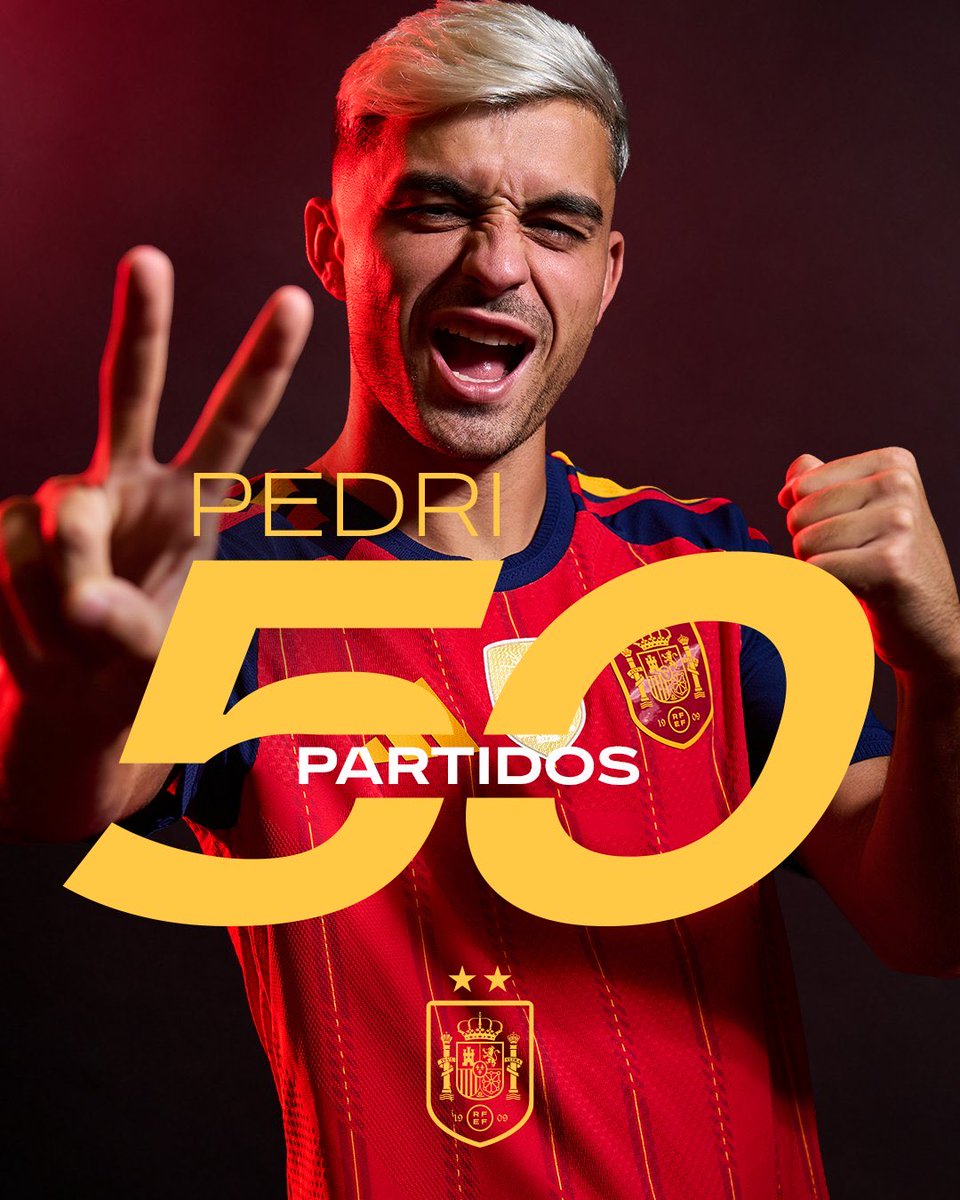 Forca_Fcb's tweet photo. 50 مباراة لـ بيدري مع المنتخب 🇪🇸 https://t.co/b2LXHLZtrH