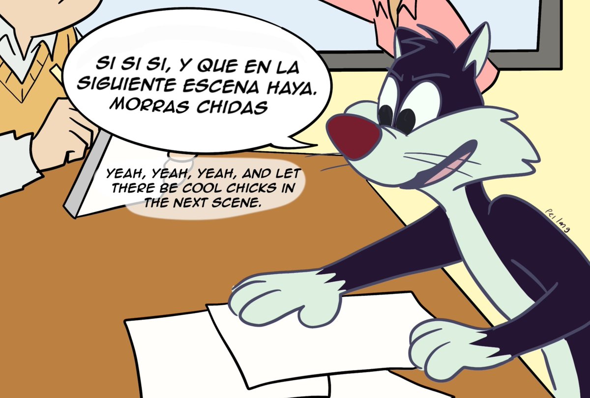 PanT0stado0's tweet photo. Pepe y su primo confirman
#pevester #ship #bl #silvestrexpepe #looneytunesㅤㅤㅤ https://t.co/CSsL38XjoE