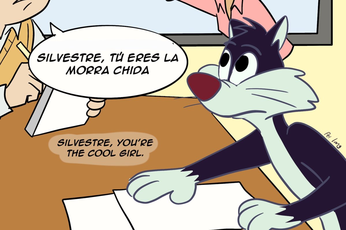 PanT0stado0's tweet photo. Pepe y su primo confirman
#pevester #ship #bl #silvestrexpepe #looneytunesㅤㅤㅤ https://t.co/CSsL38XjoE