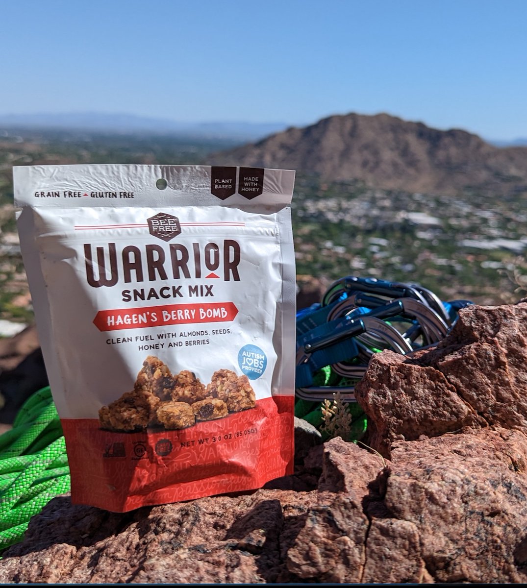 beefreeGF's tweet photo. Fuel for wherever the adventure takes you. ⛰️💪
Warrior Mix is packed and ready for the climb—because the best snacks come with a view.
Fuel the warrior within. 🌲🥾
#WarriorSnacks #FuelTheWarriorWithin #AdventureFuel #GlutenFreeSnacks #BeeFree https://t.co/VC3uV9ogfD