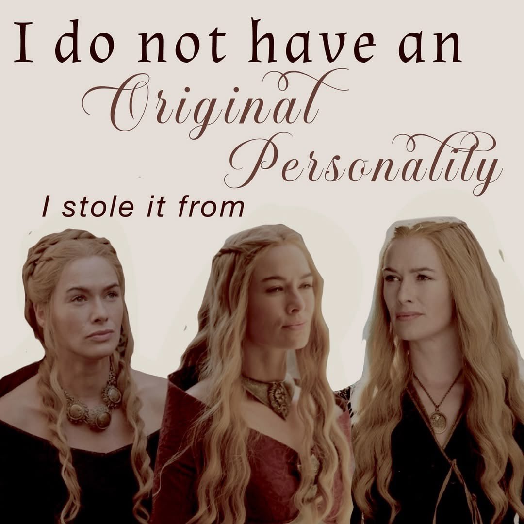 Arianalemontree's tweet photo. It depends on the day really.
#DaenerysTargaryen #CerseiLannister https://t.co/6WIUlTqAQg
