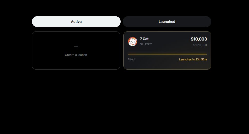 sevendotfun's tweet photo. Our very first https://t.co/qJCZvlmc0W launch has filled 100% 7⃣

Congrats @LuckyCatOn7 🥳 https://t.co/B1NWn8cB72