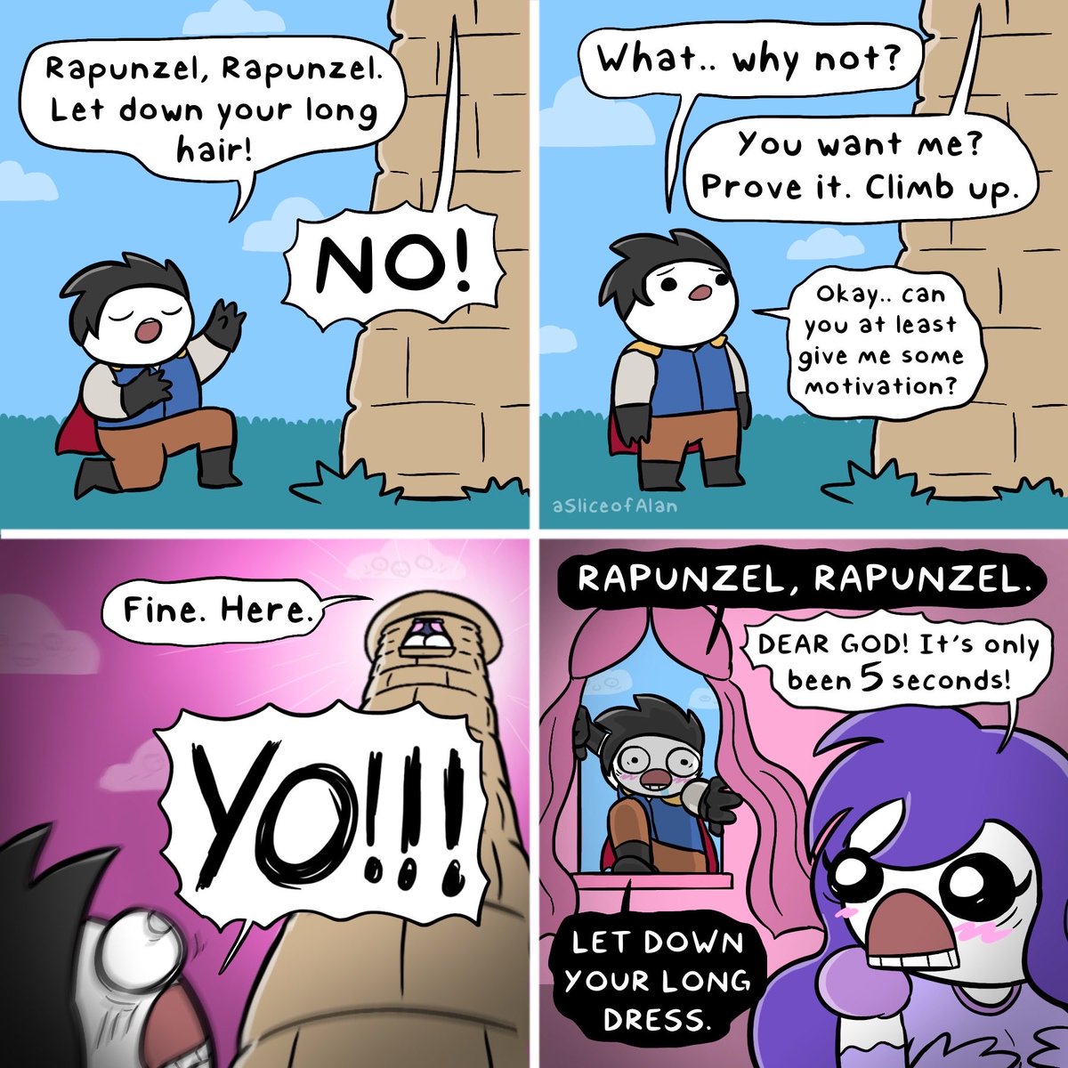 ASliceofAlan's tweet photo. Rapunzel, Rapunzel.. https://t.co/lsYnf6XOxw
