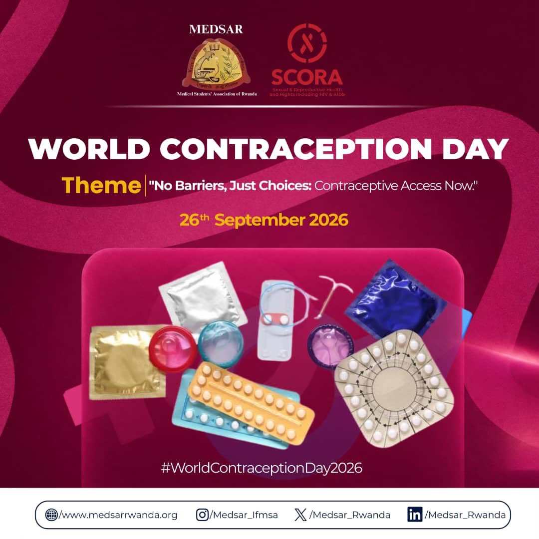 LAXEdmond's tweet photo. A meaningful session today with MEDSAR–SCORA on adolescent &amp; youth-friendly contraception and special clinical situations.

Grateful to share the platform with RBC Trainer Mr. Karangwa Eugene.

Know Your Options. Make an Informed Choice. 🌍

#WorldContraceptionDay #WCD2026 https://t.co/CEOgjsTFqG