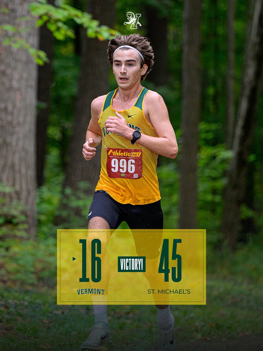 UVMTrackXC's tweet photo. Daniel Brennan leads a Catamount charge with 8 of the top 10 at the Equality Invitational!
#LetsRally https://t.co/m4lxSaVbTk