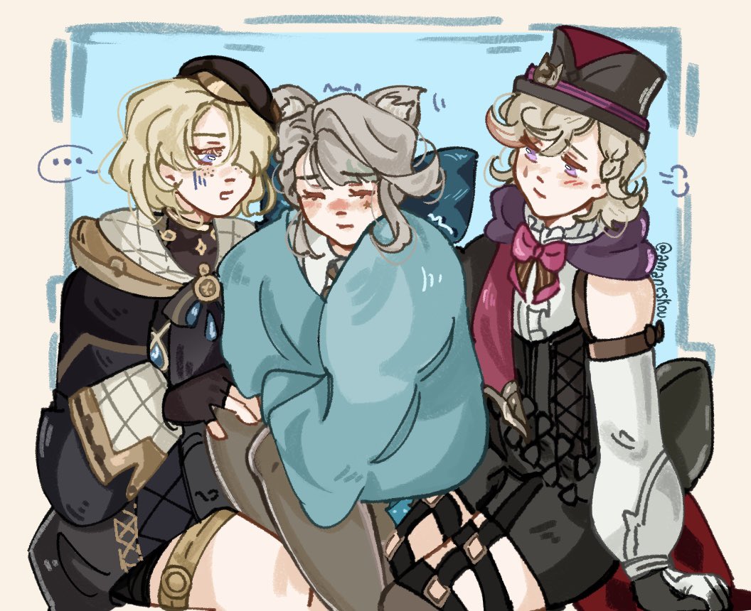 amaneskou's tweet photo. 🪄: lynette is quite sensitive to the cold, but freminet and I don't mind it so much. https://t.co/P55pvf5juV
