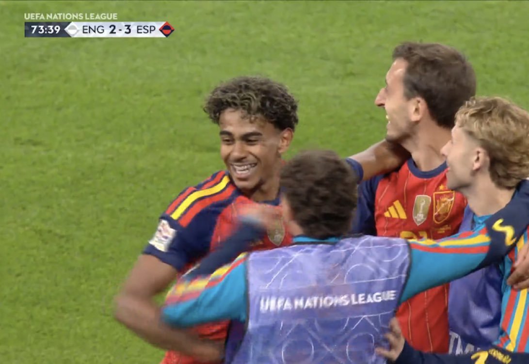 CentralDoYamal's tweet photo. Virada da Espanha!!!

Jogo simplesmente espetacular https://t.co/3ZZOGqiLb5