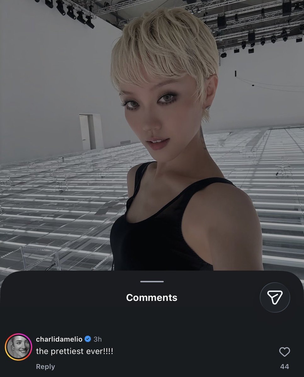 dylanggcrave's tweet photo. Charli Damelio shows love to Chisa on XG’s instagram in newly shared comment:

— “the prettiest ever!!!!” https://t.co/mL4Us8OlsU
