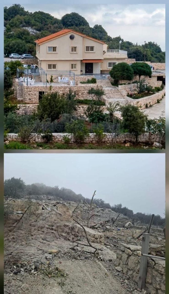 alinad25111976's tweet photo. بيتنا في بلدة سجد، جنوب لبنان، محته ثلاث غارات إسرائيلية عن بكرة أبيه.
ثم جاءت الكذبة المعتادة مخزن صواريخ.
لا دليل، لا تحقيق، فقط بيان يبرر الجريمة سلفاً. يُقصف البيت أولاً، ويُختلق تاريخه العسكري لاحقاً..
هكذا تُكتب رواية الاحتلال دائماً على أنقاض الحقيقة.. https://t.co/8bKBknegJl