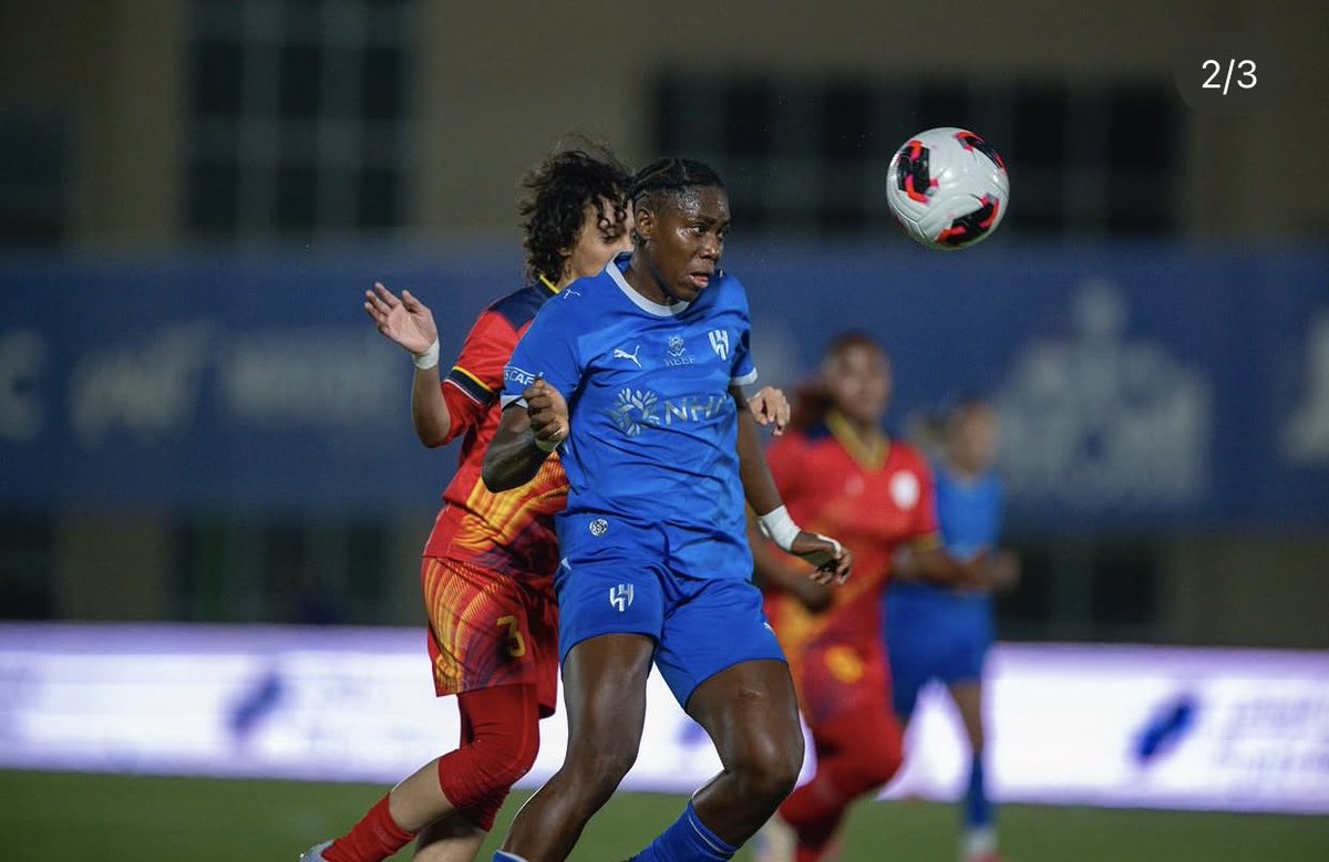 Wsoccerlover's tweet photo. Agba baller and Christy shining so bright in blue 💙💙💙💙🥶🥶🥶
Agba baller with 2 ⚽️⚽️&amp;1🅰️
Christy with 1⚽️&amp;1🅰️
Super falcons soaring so high🦅🦅@AsisatOshoala @UcheibeC https://t.co/on9kecBsAb