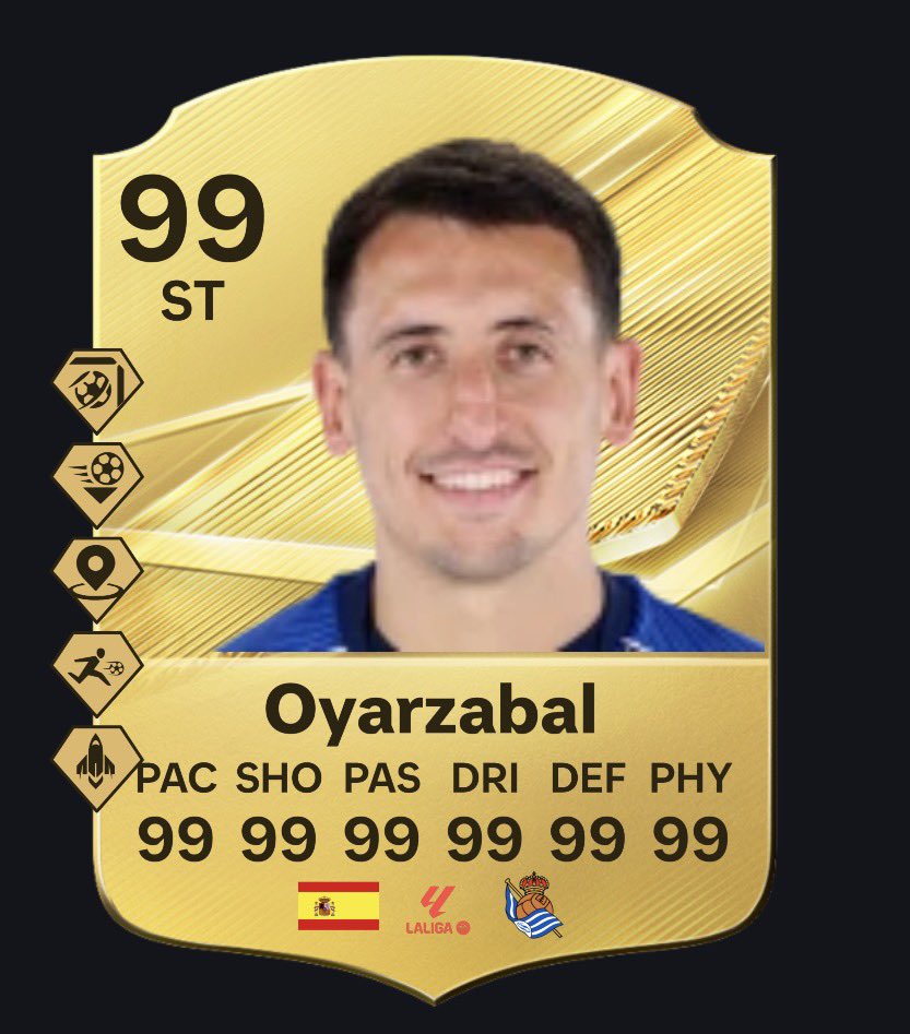 FutSheriff's tweet photo. Oyarzabal when it’s time to play for Spain https://t.co/BBiiOc3W5r
