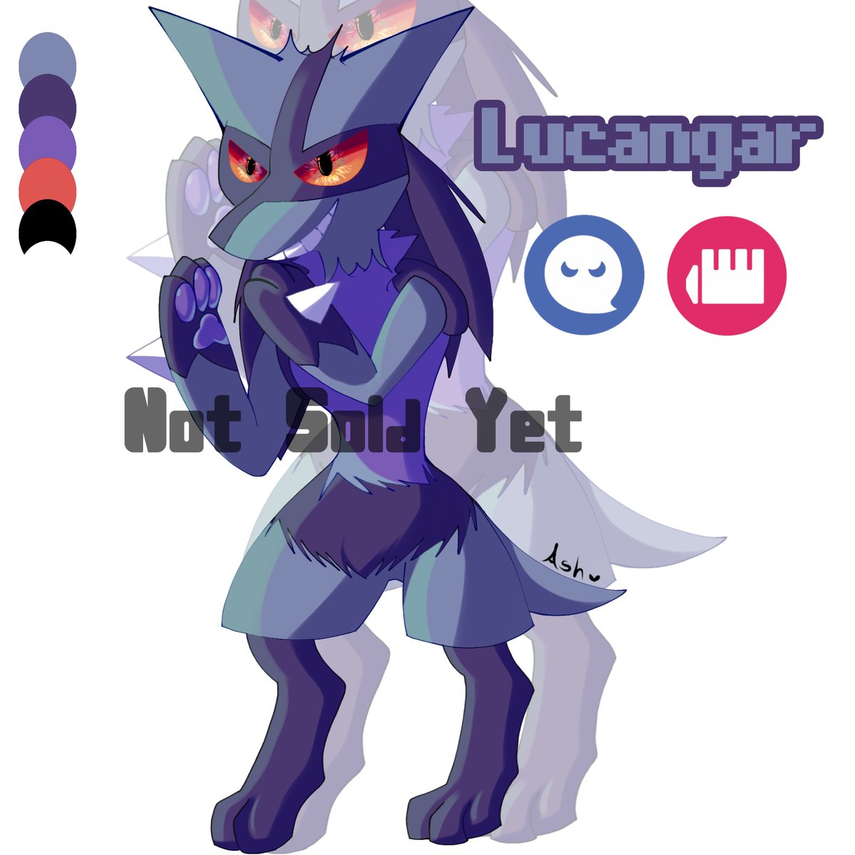 AshTerWolf's tweet photo. Adopt finished, now available on my Ko-fi ^^ can lower if needed
https://t.co/c5npXimyLg
#pokefusion #artmoots #adopt #upforsale #pokemon #digitalart https://t.co/jd2skp1UIX