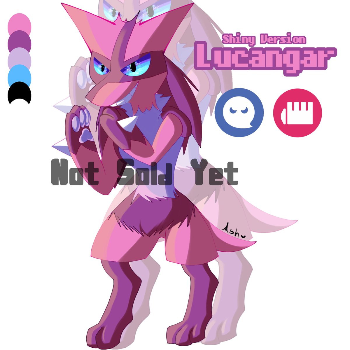 AshTerWolf's tweet photo. Adopt finished, now available on my Ko-fi ^^ can lower if needed
https://t.co/c5npXimyLg
#pokefusion #artmoots #adopt #upforsale #pokemon #digitalart https://t.co/jd2skp1UIX