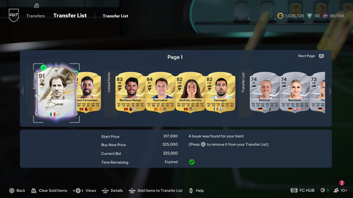 nillahd's tweet photo. Baresi bought for 229K 🐐
Sold for 325K 💰

80K profit after EA tax ✅

I LOVE Gallery trading 🔥

Like retweet and I send you a guide how to flip https://t.co/IGj9bw1vWJ