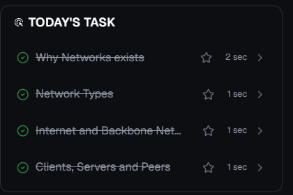 vm_patne's tweet photo. Computer Networks. Day 1.
Started with the basics today:
β’ Why Networks Exist
β’ Network Types
β’ Internet & Backbone Networks
β’ Clients, Servers & Peers
Building the fundamentals, one concept at a time.
#ComputerNetworks #TUF #Striver https://t.co/nxOahXjsR7