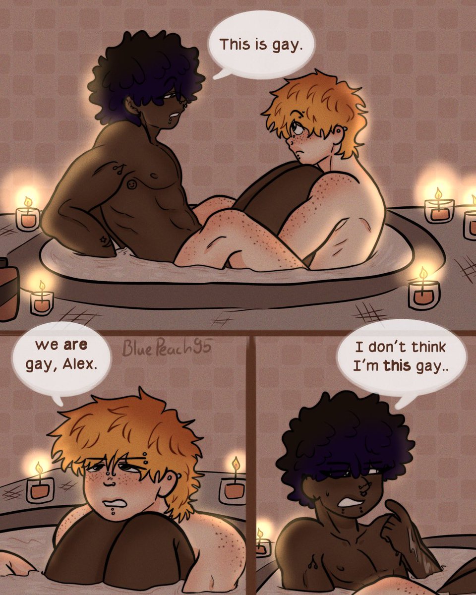bluepeach_95's tweet photo. he ain’t THAT gay! 
#ocart https://t.co/TsKtrXV9VH
