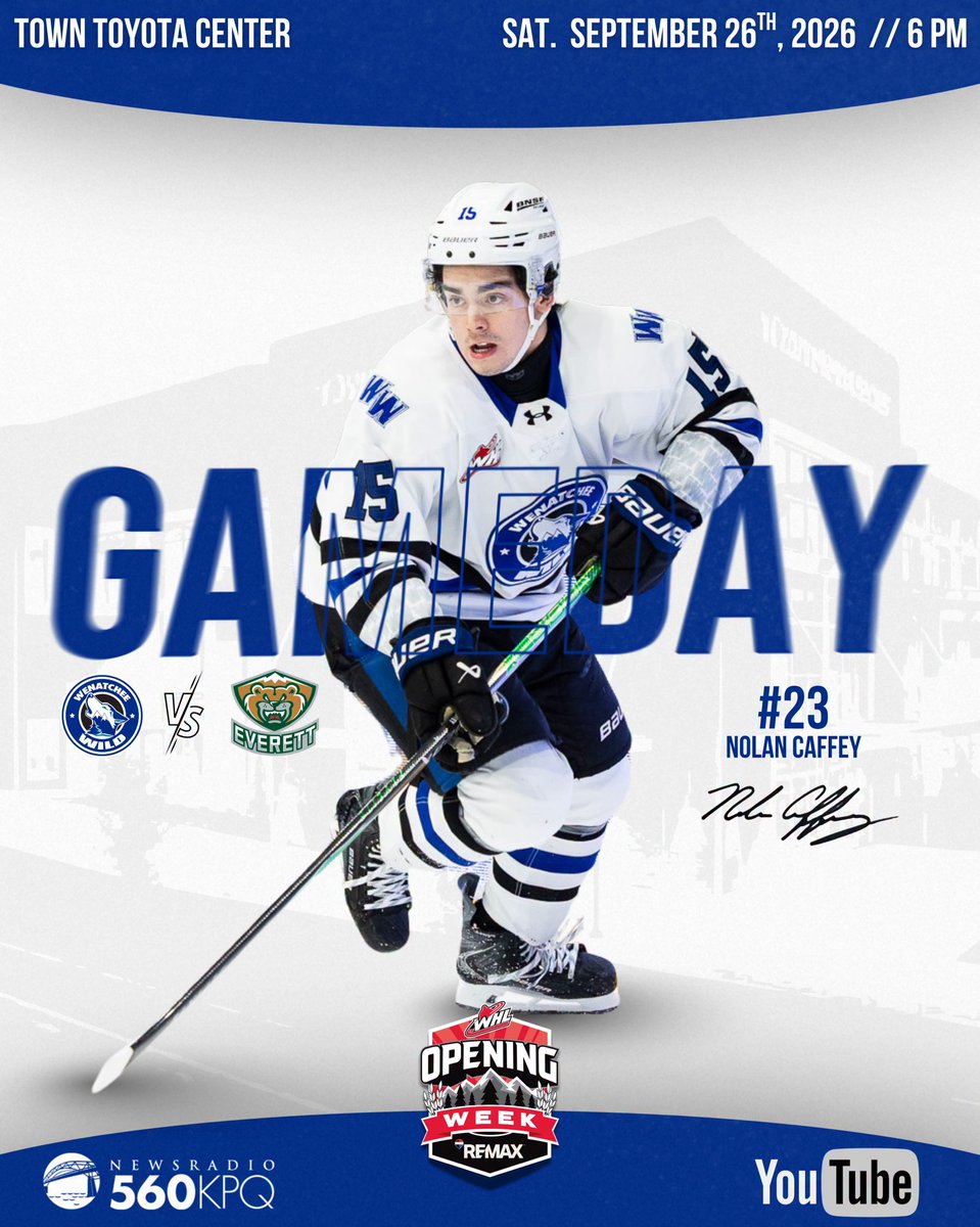 WHLwild_'s tweet photo. It���s GAME DAY! 🐺
We're back in the Wolves' Den tonight for a rematch against the Silvertips! Puck drops at 6pm - head to our website or stop in for 🎟
#PowerOfThePack https://t.co/8IZPDkIGXh