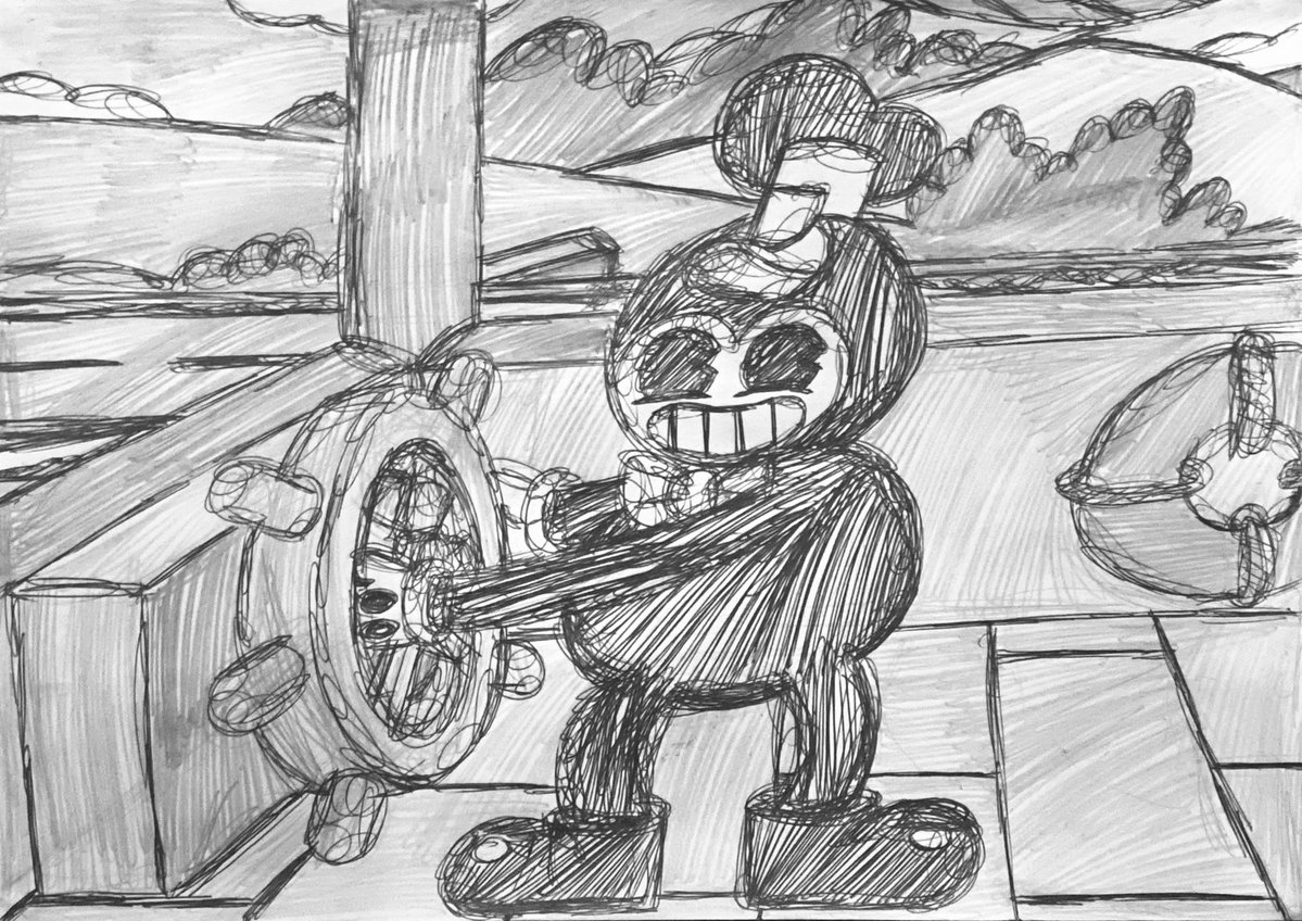 Liamsexton131's tweet photo. Steamboat Bendy
#bendyandtheinkmachine #bendyandthedarkrevival #bendylonewolf #bendythecage #bendysecretsofthemachine #bendyandtheinkfactory #bendymovie #bendythedancingdemon #drawing https://t.co/7DYZxlslET