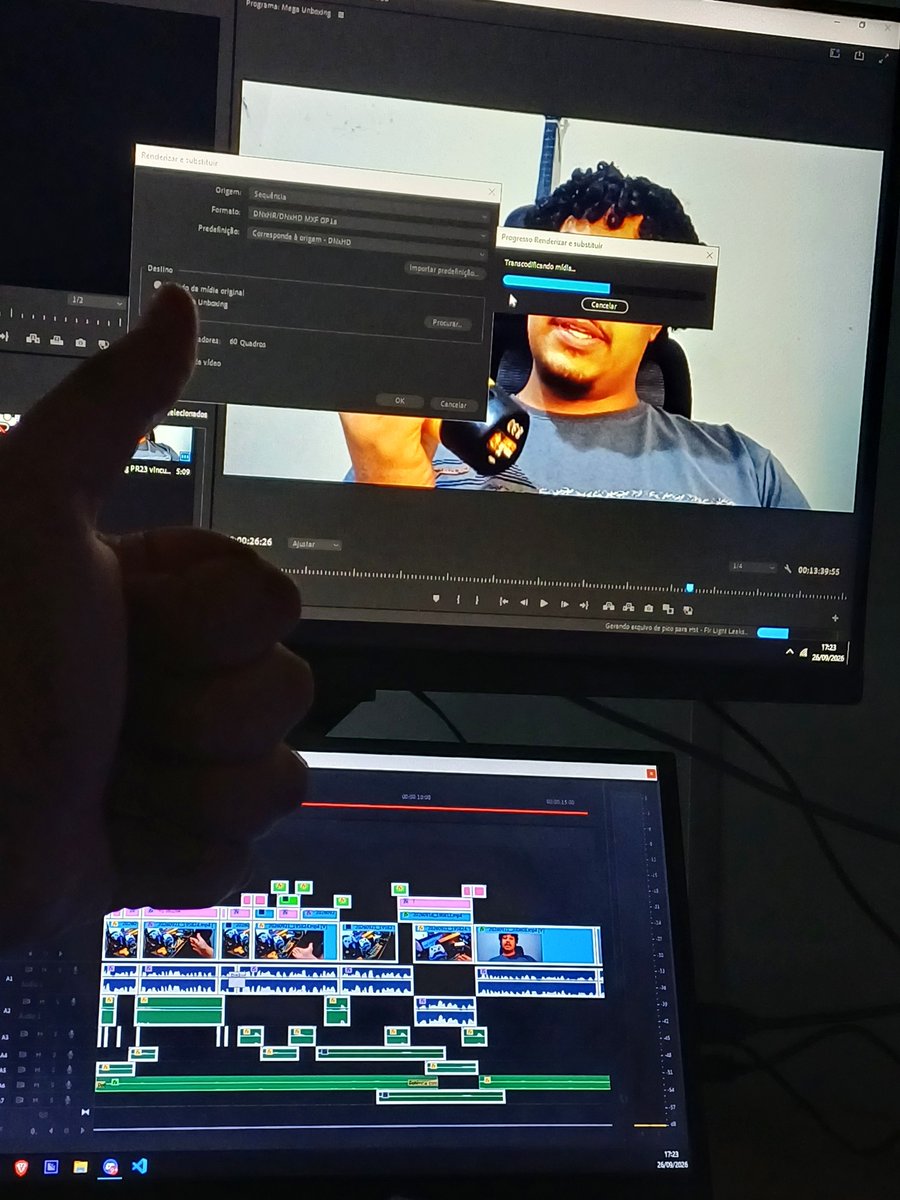 lisboaqzx's tweet photo. renderizando e substituindo pq a ddr3 veia nao guentou a intro do video 🫪 https://t.co/o2r6AdOEUk