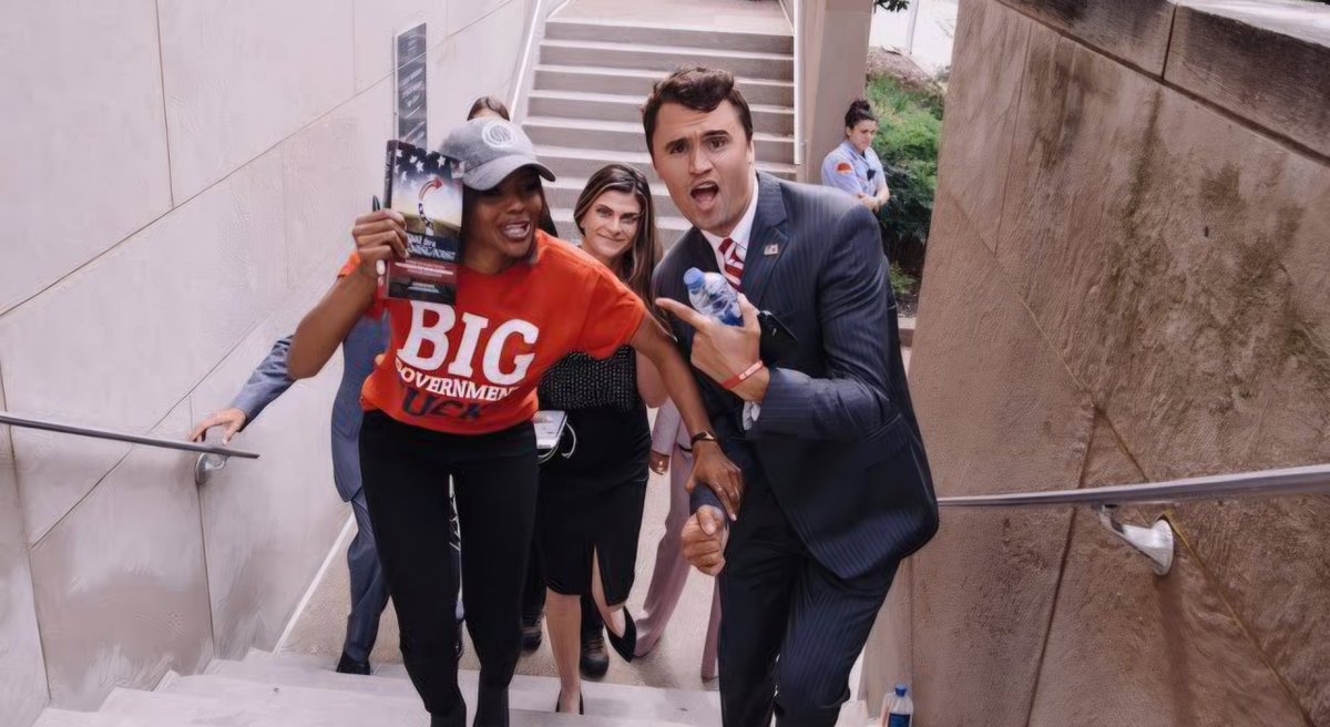 WayneWaldropW's tweet photo. The only, and I mean ONLY, time I see pictures or videos of Charlie Kirk being hinself, smiling, and having a good time, was when he was with Candace Owens.

She was clearly his best friend and a dear loved one. He was right to feel this way too, as we all see now that she was one of the only real people in his life that truly cared about him.

Stop believing the liars, grifters, and propagandists. They were not Charlie's friend, Candace was.