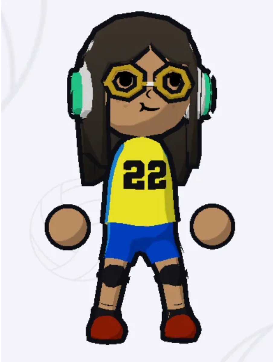 TheFool22_'s tweet photo. mi personajito del nuevo juego de volley https://t.co/No2OoWHuIG