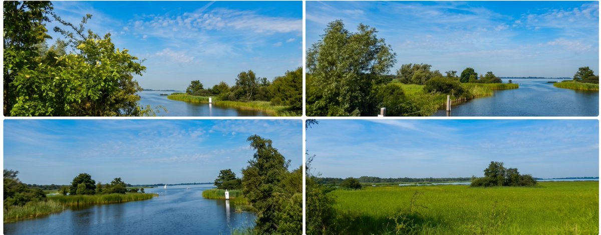 wimbeerden's tweet photo. Landschap van de dag 
26 september 2026
Nationaal Park Weerribben-Wieden met gezicht op de Belterwijde.
Foto's door mij genomen op 6 augustus 2015 en verbeterd met AI. https://t.co/gDf2WrlQ6U