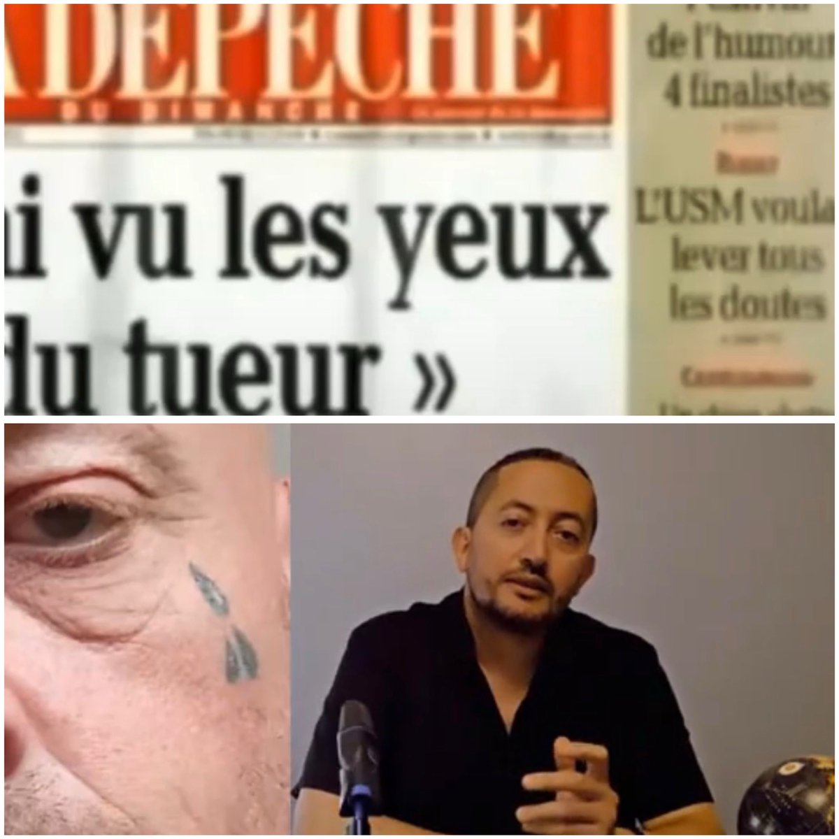 111a12io's tweet photo. Ex-militaire du 17e RGP de #Montauban, Nicolas a attiré l’attention en ligne car ses signes distinctifs correspondent à la description physique donnée par les témoins de l’époque concernant l’homme casqué – tireur jusqu’ici pris pour Mohamed #Merah.

🔎#AffaireMerah #MohamedMerah https://t.co/Qxtb9F5XDr