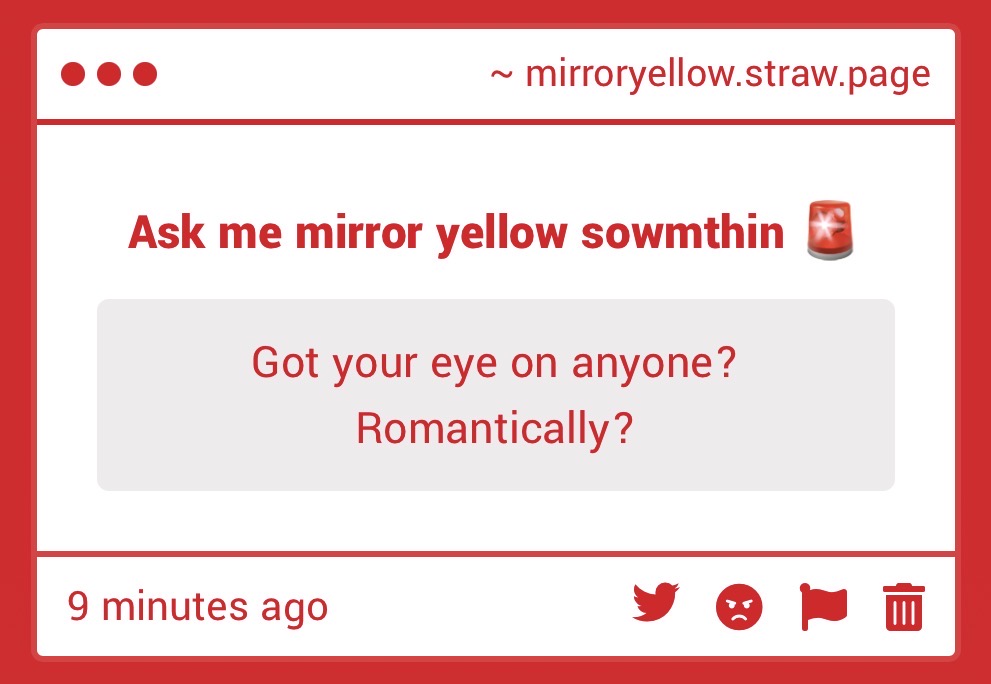 Sw33tTruth's tweet photo. //- I have no idea if blue and yellow like each other in the mirror au so imma say no for now… https://t.co/6Xjk3iEtlo