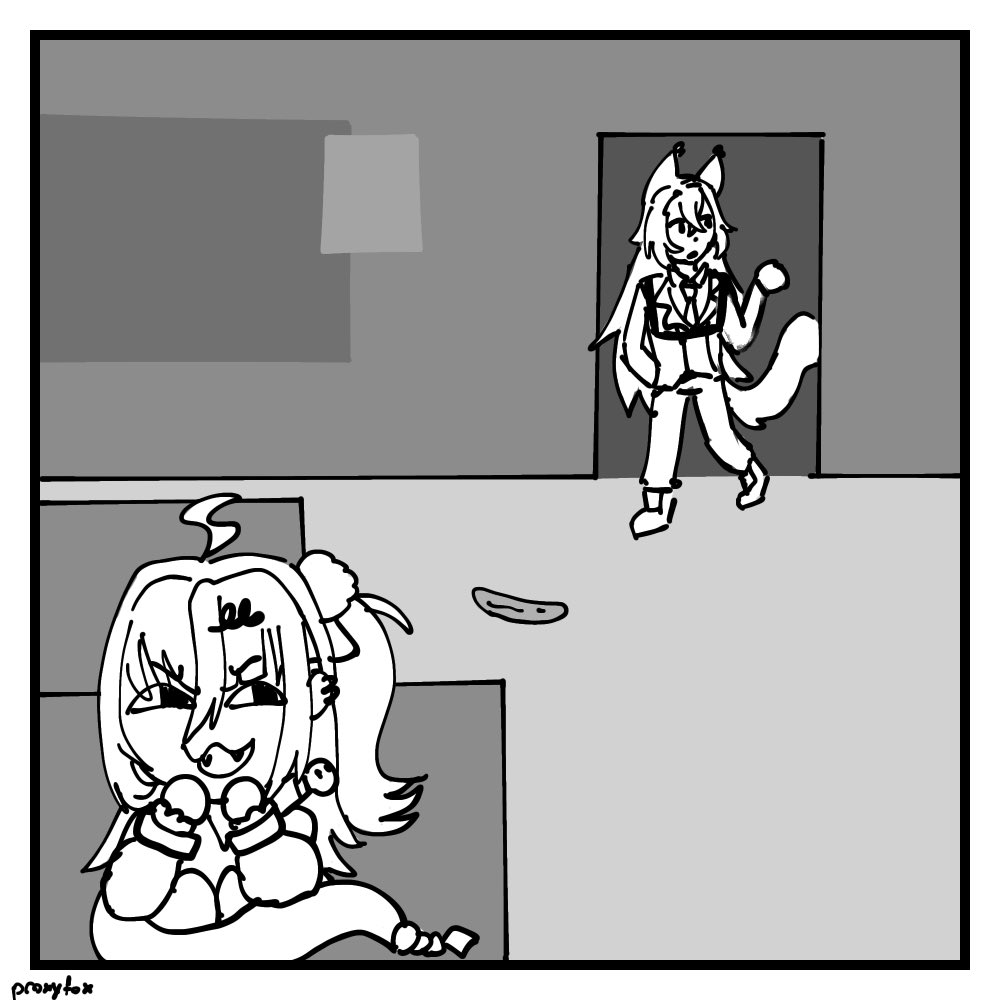 proxyyfoxx's tweet photo. cissia’s epic prank #cissia #severian #ZenlessZoneZero‌ #ゼンゼロ #zzzfanart https://t.co/nOBt6UD34z