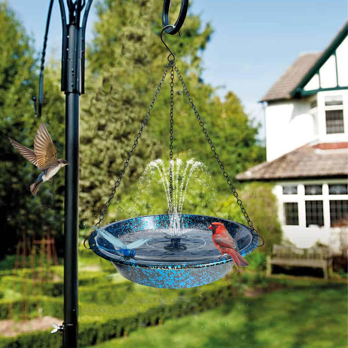 woertehome's tweet photo. 11.4" Hanging Bird Bath & Feeder Blueblack Metal Garden Decor. , . Visit. USD 24.99.
#HangingBirdBath #MetalGardenDecor #BirdFeeder #GardenDecor #PatioDecor #LawnOrnament #BlueblackMetal #BirdLoverGift https://t.co/i599tVku6n